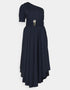 MICHAEL Michael Kors MIDI-KLEID MIT EINER SCHULTER - Tageskleid
